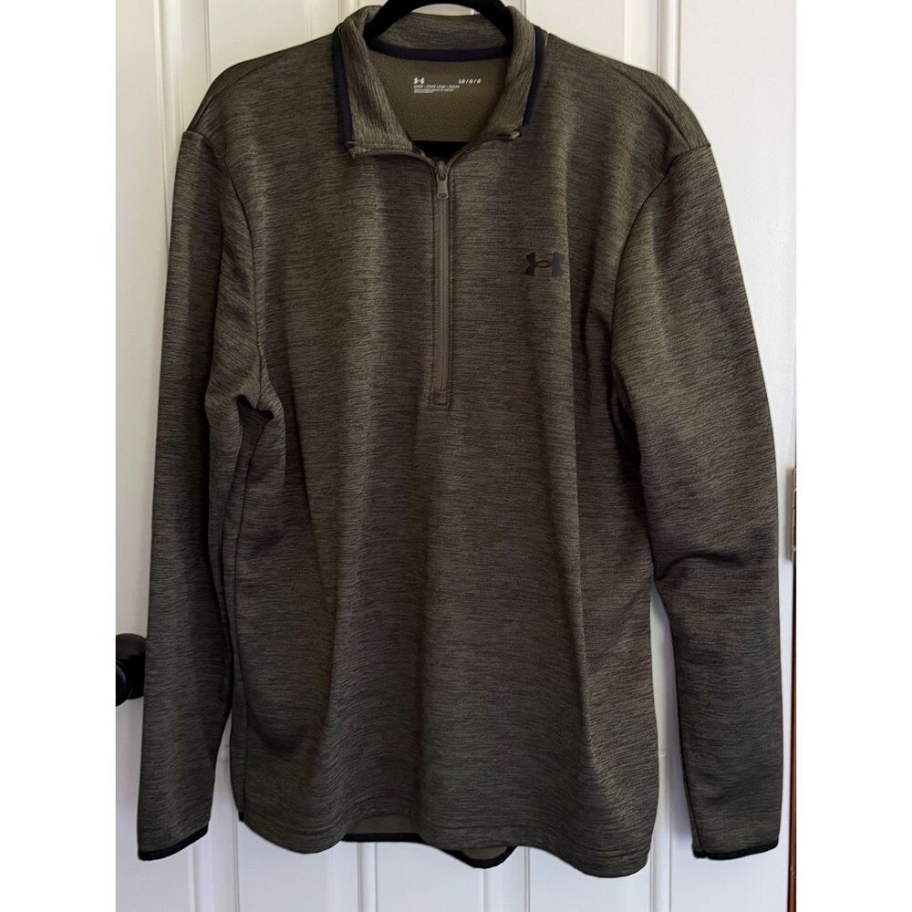Under Armour Men's 1/2 Zip Fleece Lined Shirt size L